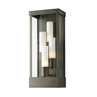 Portico Large Outdoor Sconce Coastal Dark Smoke / Opal Glass (GG)