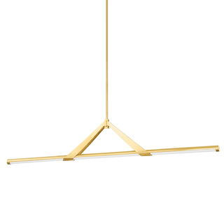 Jonas Linear with Aged Brass Finish