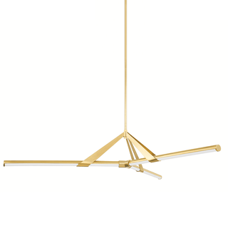 Jonas Chandelier with Aged Brass Finish