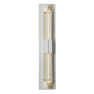 Double Axis Small LED Outdoor Sconce Coastal White / Clear Glass (ZM)