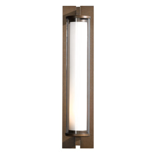 Fuse Large Outdoor Sconce Coastal Bronze / Clear Glass (ZM)