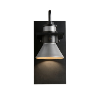 Erlenmeyer Dark Sky Friendly Outdoor Sconce Coastal Black / Coastal Burnished Steel