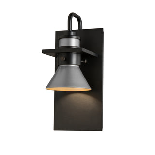 Erlenmeyer Dark Sky Friendly Outdoor Sconce Coastal Black / Coastal Burnished Steel