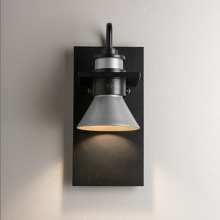 Erlenmeyer Dark Sky Friendly Outdoor Sconce Coastal Black / Coastal Burnished Steel