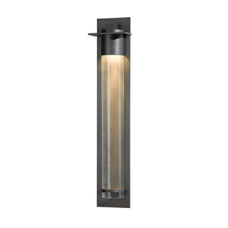 Airis Large Dark Sky Friendly Outdoor Sconce Coastal Dark Smoke / Seeded Clear Glass (II)