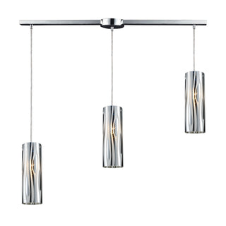 Chromia 36'' Wide 3-Light Pendant - Polished Chrome