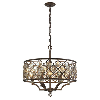 Armand 24'' Wide 6-Light Chandeliers - Weathered Bronze