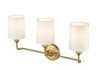 Leena 3-Light Vanity Vintage Brass
