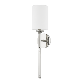 BREWSTER Wall Sconce with Polished Nickel Finish