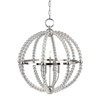 Danville Chandelier Polished Nickel