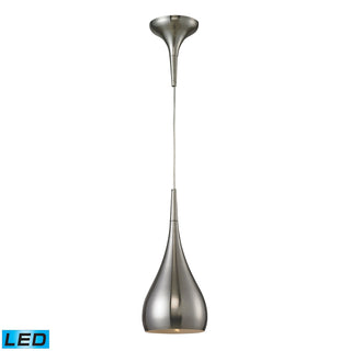 Lindsey 6'' Wide 1-Light Pendant - Satin Nickel (LED)