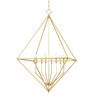 Haines Lantern with Gold Leaf Finish