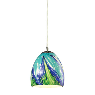 Colorwave 6'' Wide 1-Light Pendant - Satin Nickel