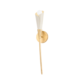 MONTROSE Wall Sconce with VINTAGE GOLD LEAF/SOFT SAND Finish