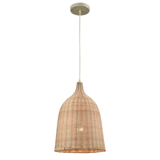 Pleasant Fields 12'' Wide 1-Light Mini Pendant - Russet Beige