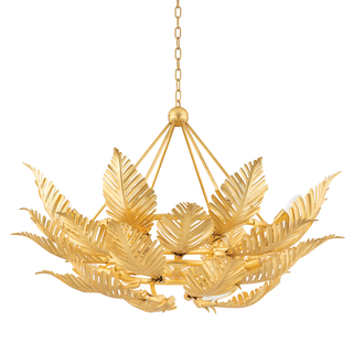 Tropicale Chandelier Gold Leaf