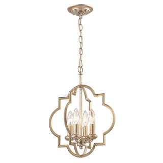 Chandette 14'' Wide 4-Light Chandeliers - Aged Silver