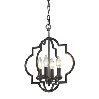 Chandette 14'' Wide 4-Light Chandeliers - Oil Rubbed Bronze