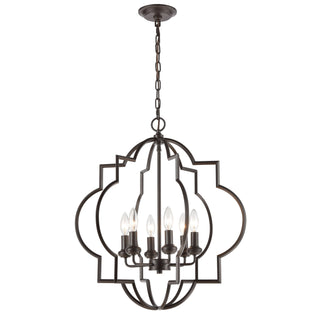 Chandette 22'' Wide 6-Light Chandeliers - Oil Rubbed Bronze