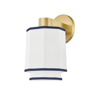 Riverdale Wall Sconce with Aged Brass Finish