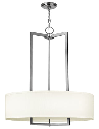 Hampton Medium Drum Chandelier in Antique Nickel
