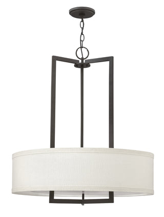 Hampton Medium Drum Chandelier in Buckeye Bronze