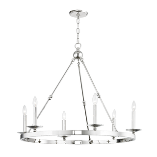 Allendale Chandelier Polished Nickel