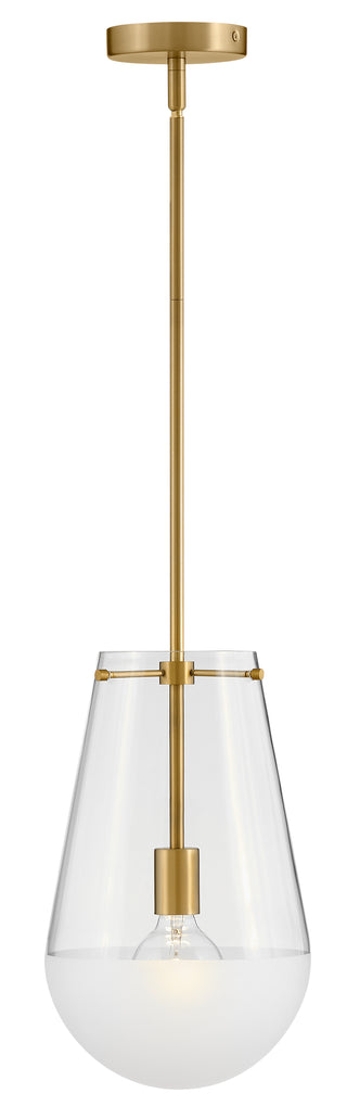 Beck Small Pendant In Light Brass Finish