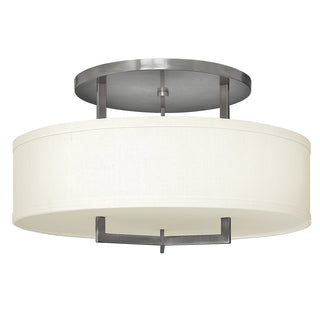 Hampton Large Semi-Flush Mount in Antique Nickel
