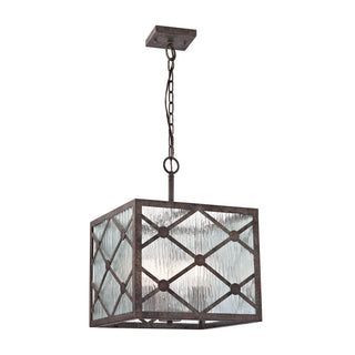 Radley 14'' Wide 3-Light Pendant - Malted Rust