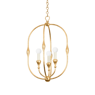 BALTIC Pendant with Vintage Gold Leaf Finish