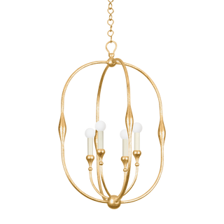 BALTIC Pendant with Vintage Gold Leaf Finish