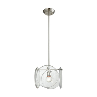 Disco 11'' Wide 1-Light Mini Pendant - Polished Nickel