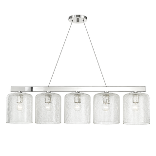 Charles Linear with Polished Nickel Finish