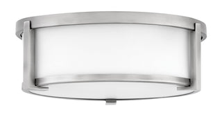 Lowell Small Flush Mount In Brushed Nickel Finish