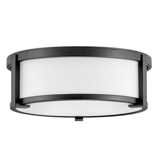 Lowell Small Flush Mount in Black