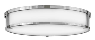Lowell Large Flush Mount In Chrome Finish