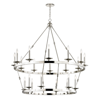 Allendale Chandelier with Polished Nickel Finish