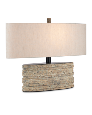 Innkeeper Rustic Oval Table Lamp