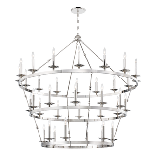 Allendale Chandelier with Polished Nickel Finish