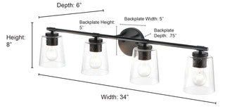 4-Light Vanity Brushed Nickel