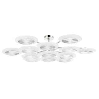 Topaz Semi Flush POLISHED NICKEL