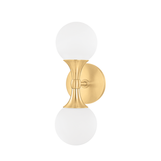 Astoria Wall Sconce with Aged Brass Finish