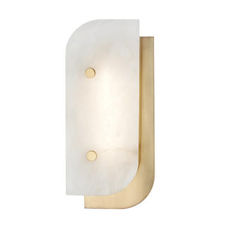 Yin & Yang Wall Sconce Aged Brass