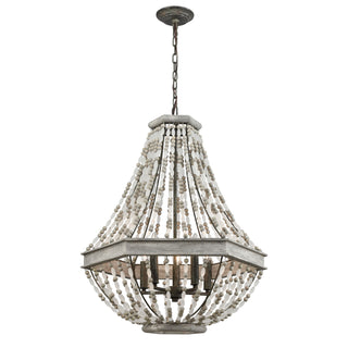 Summerton 24'' Wide 5-Light Chandeliers - Washed Gray