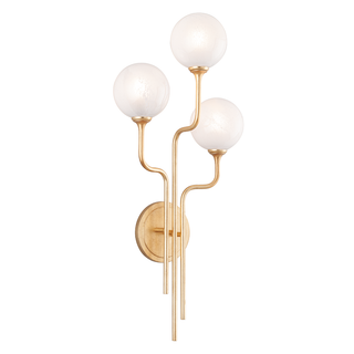 Onyx Wall Sconce In VINTAGE GOLD LEAF Finish