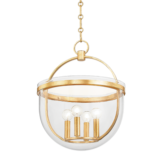 Malloy Lantern with Vintage Gold Leaf Finish