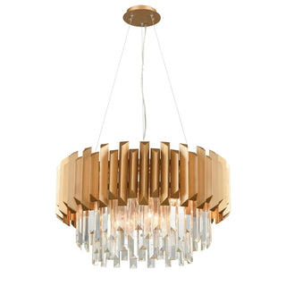 Seneca Falls 26'' Wide 6-Light Chandeliers - Matte Gold