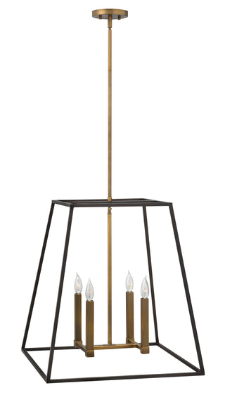 Fulton Small Open Frame In Light Bronze Finish