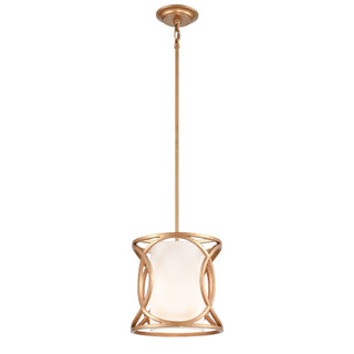 Ringlets 10'' Wide 1-Light Mini Pendant - Matte Gold